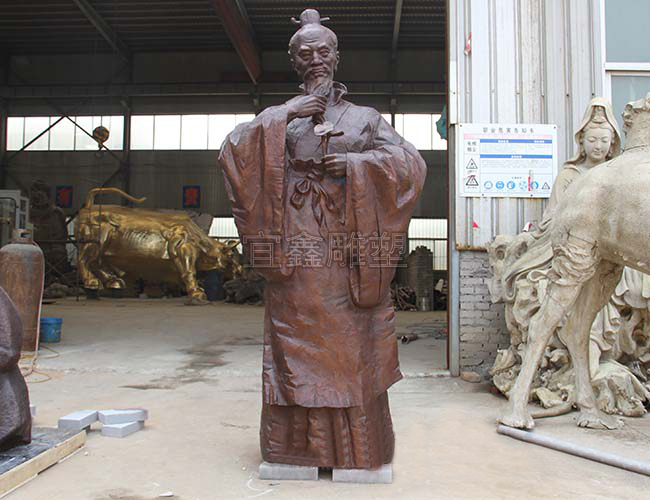 扁鹊铜雕塑